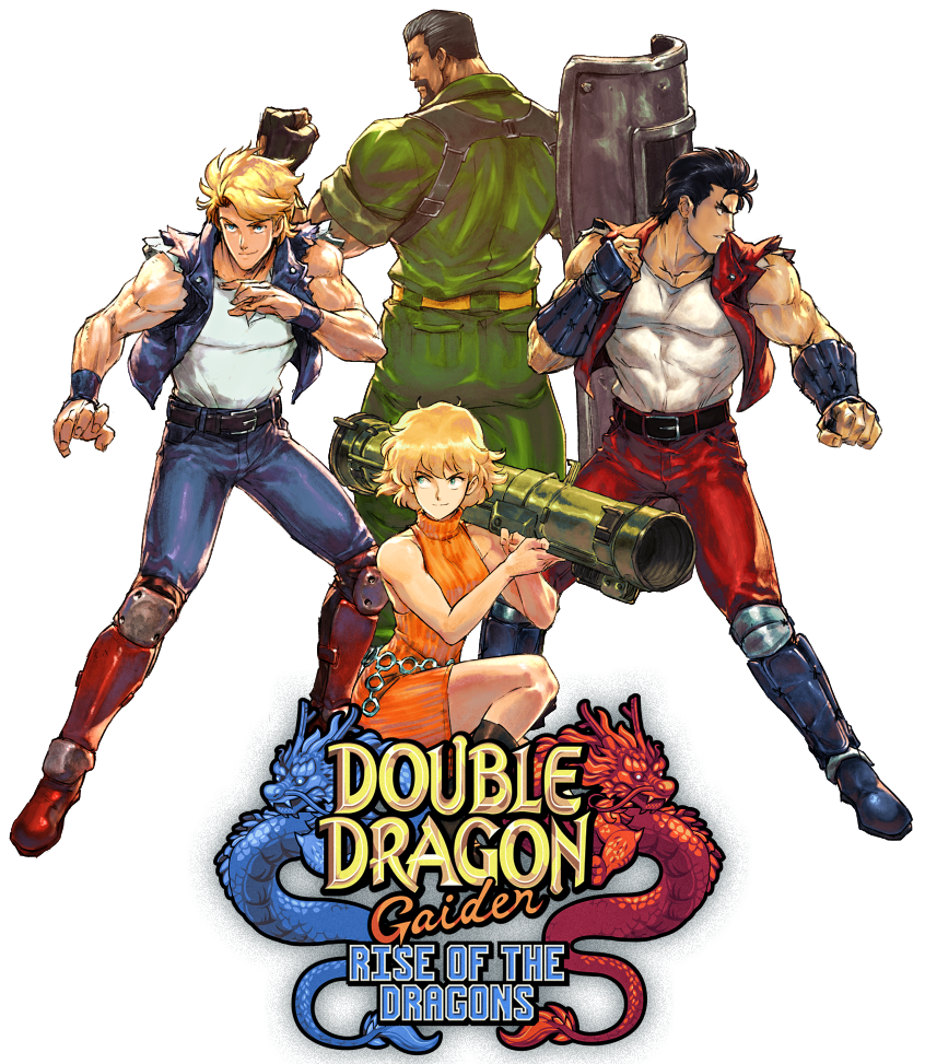 Double Dragon Gaiden Cast Art
